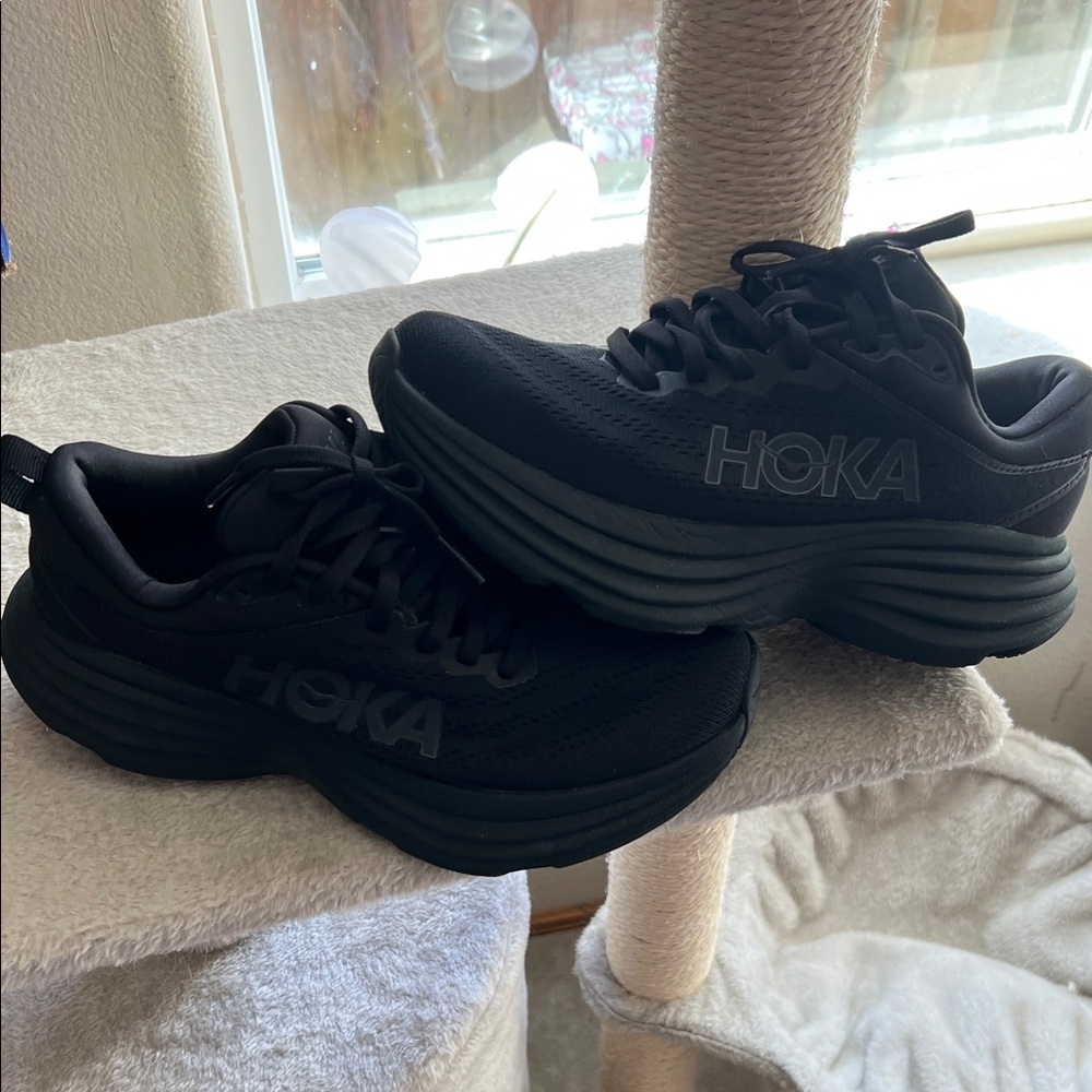 Hoka All-Black Running Shoes